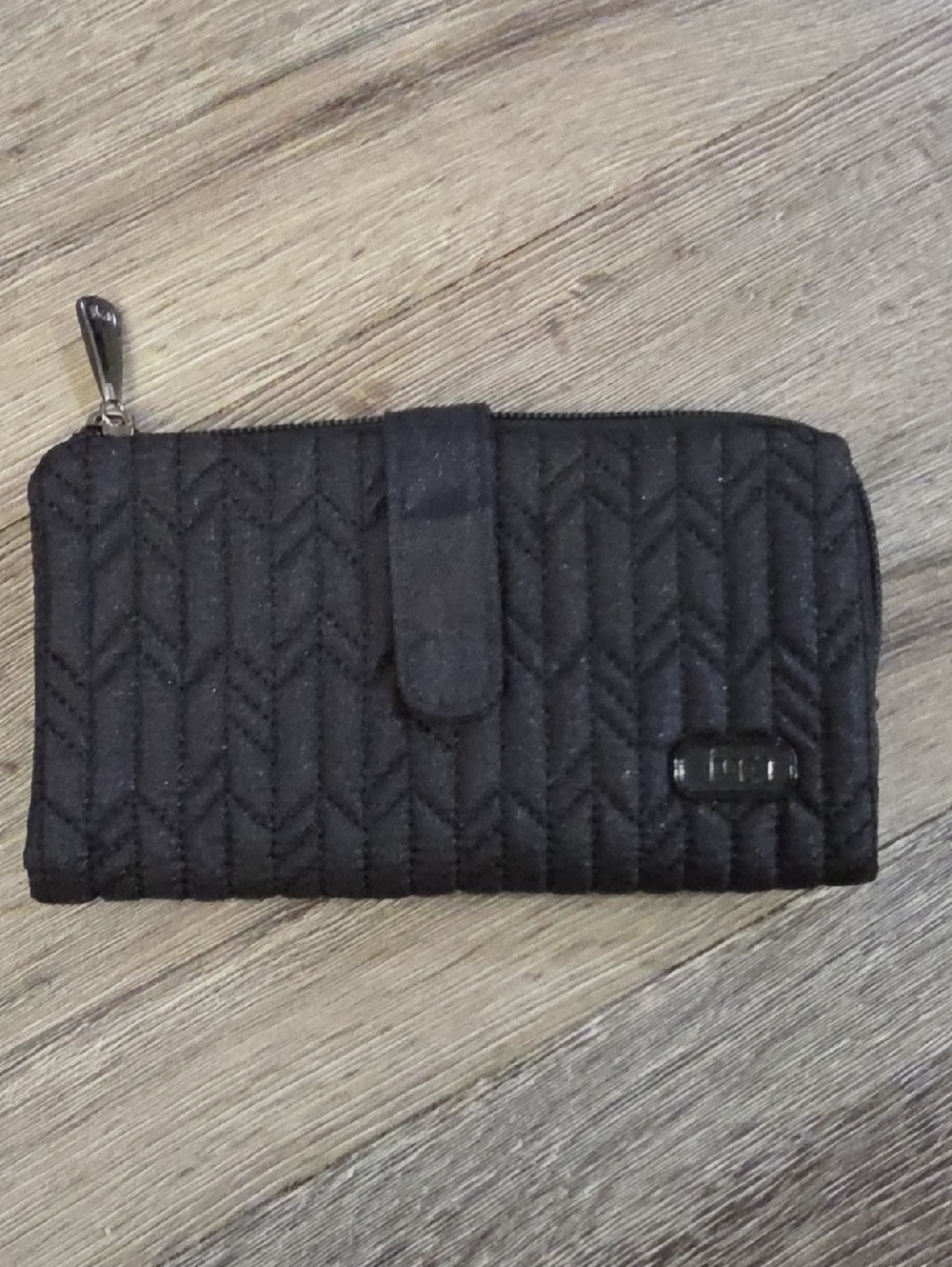 Lug Sparkly Black Wallet